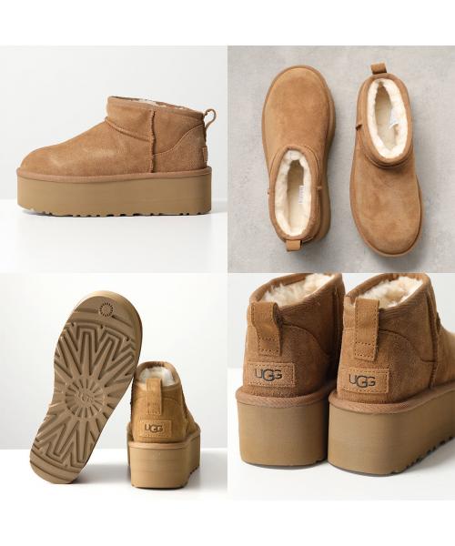 アグ UGG UGG ムートンブーツ 1135092 CLASSIC ULTRA MINI PLATFORM （CHE/キャメル） CHE/キャメル