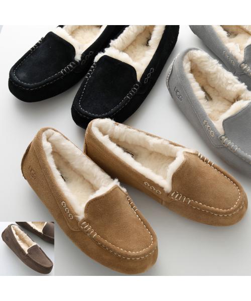アグ UGG UGG スリッポン W ANSLEY 1106878 スウェード ボア （LGRY/グレー） LGRY/グレー