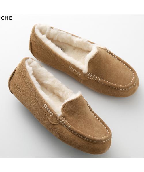 アグ UGG UGG スリッポン W ANSLEY 1106878 スウェード ボア （LGRY/グレー） LGRY/グレー