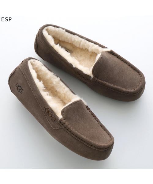 アグ UGG UGG スリッポン W ANSLEY 1106878 スウェード ボア （LGRY/グレー） LGRY/グレー