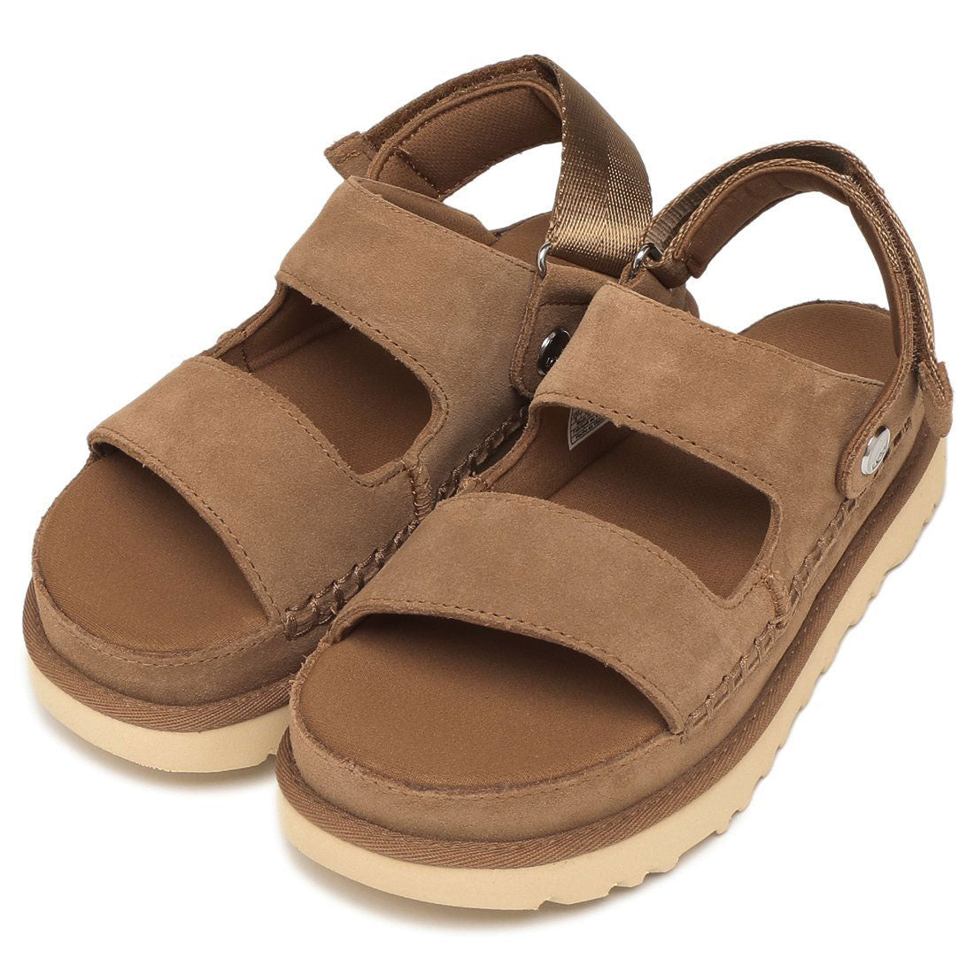 アグ UGG アグ 厚底 サンダル ゴールデンスター グライド プラットフォーム ブラウン レディース 1167399 CHE （CHESTNUT） CHESTNUT