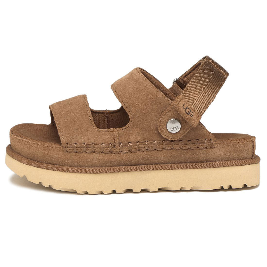 UGG レディース プラットフォームサンダル ブラウン　チャスナット　厚底 UGG レディース プラットフォームサンダル ブラウン チャスナット 厚底