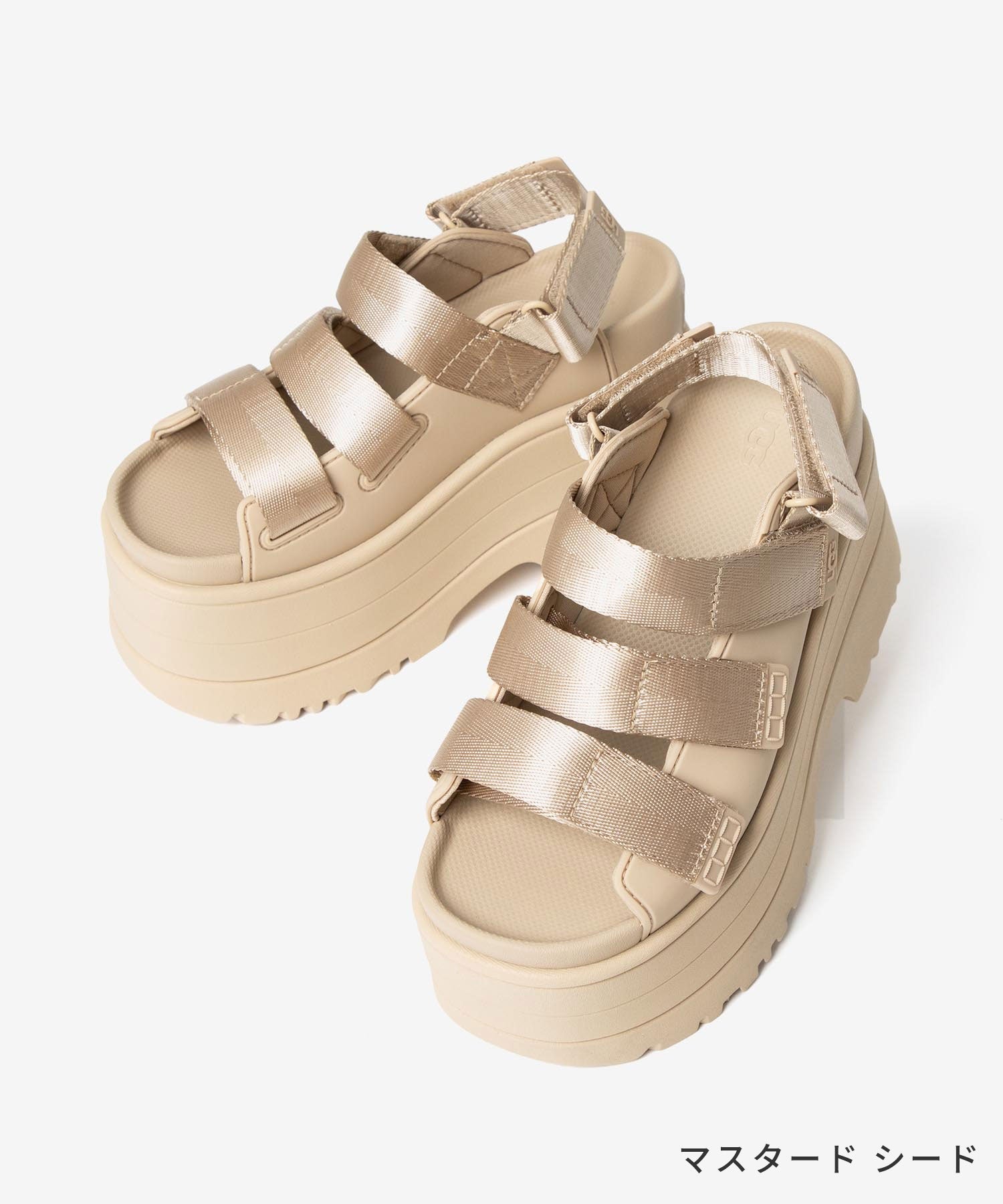 アグ UGG アグ UGG PLATFORM SANDALS 厚底サンダル GOLDEN RISE ゴールデンライズ 1167431 サンダル レディース シューズ （BLACK） BLACK