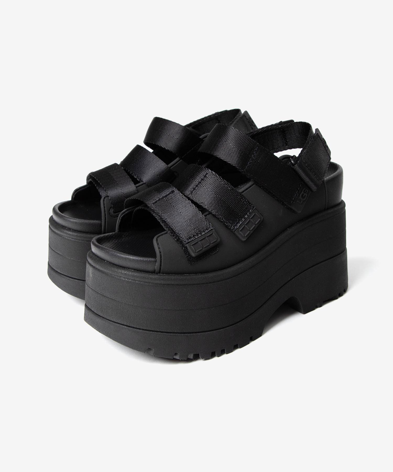アグ UGG アグ UGG PLATFORM SANDALS 厚底サンダル GOLDEN RISE ゴールデンライズ 1167431 サンダル レディース シューズ （BLACK） BLACK