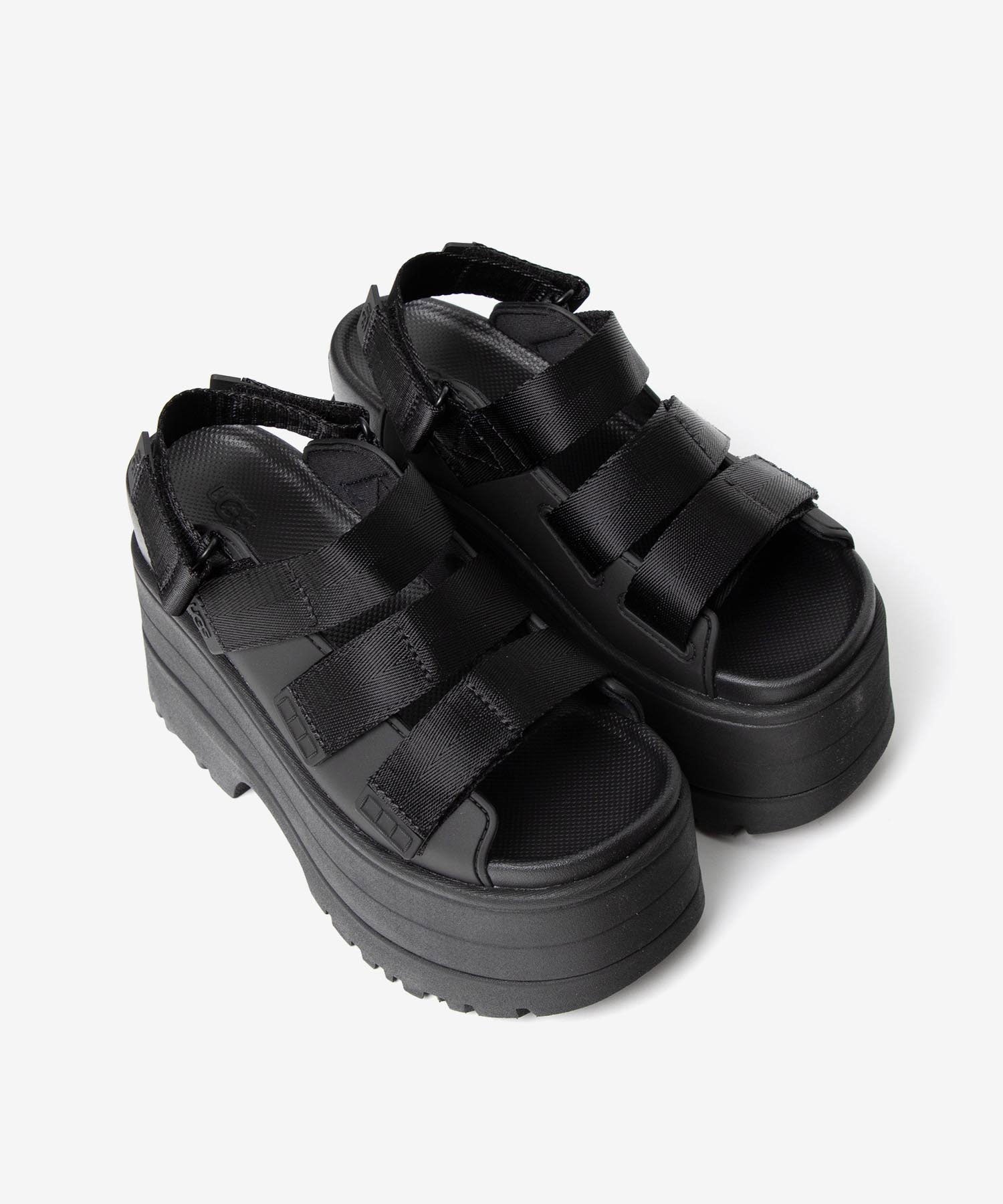 アグ UGG アグ UGG PLATFORM SANDALS 厚底サンダル GOLDEN RISE ゴールデンライズ 1167431 サンダル レディース シューズ （BLACK） BLACK