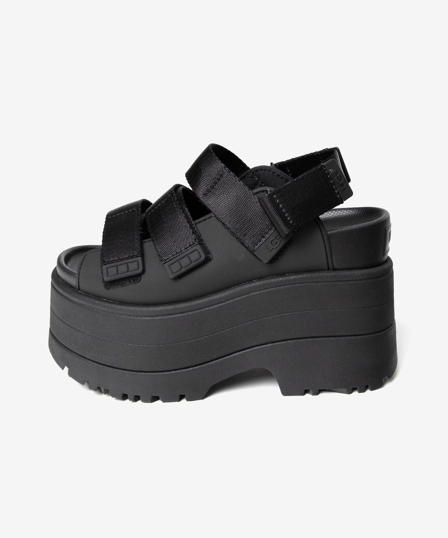 アグ UGG アグ UGG PLATFORM SANDALS 厚底サンダル GOLDEN RISE ゴールデンライズ 1167431 サンダル レディース シューズ （BLACK） BLACK