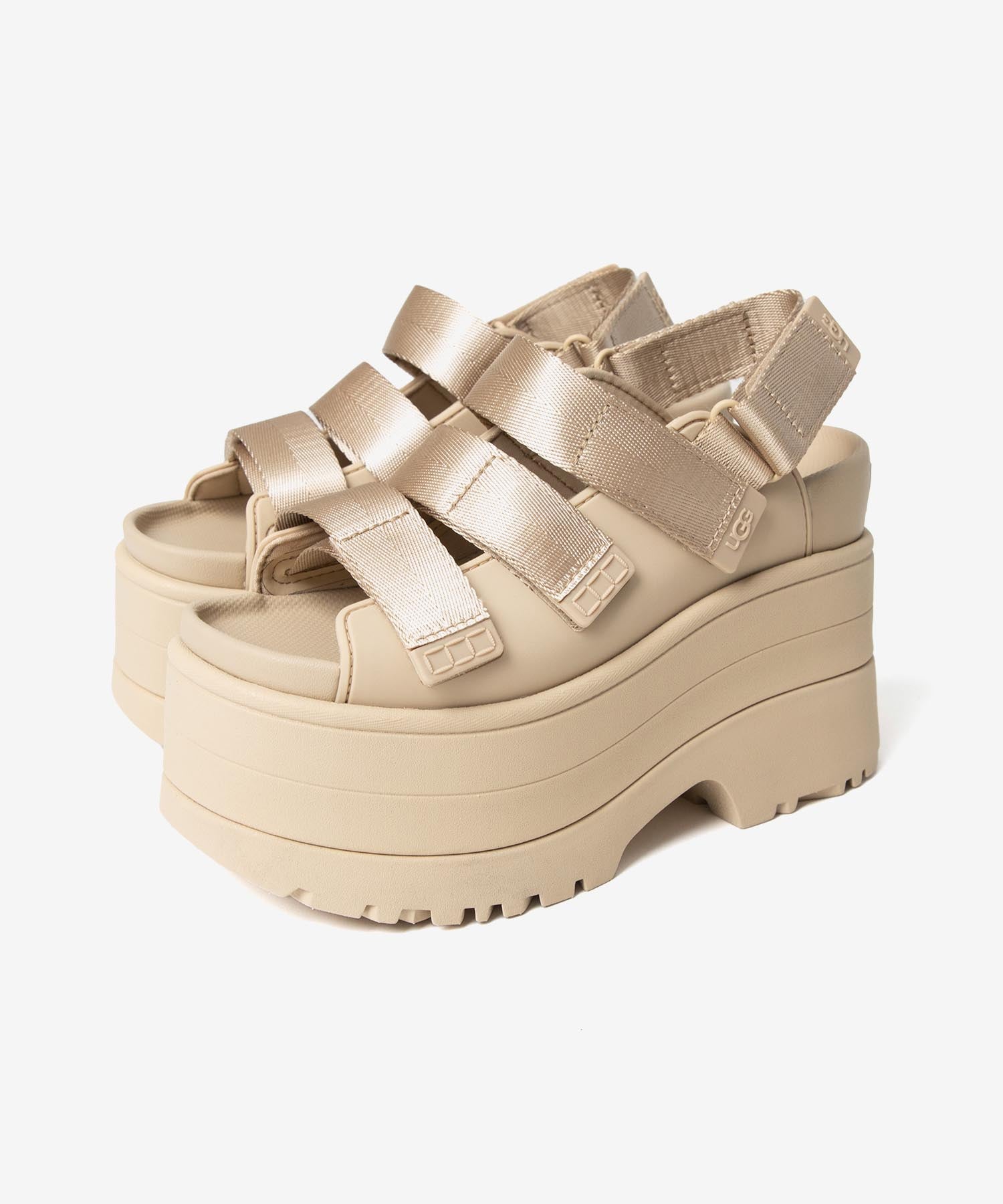 アグ UGG アグ UGG PLATFORM SANDALS 厚底サンダル GOLDEN RISE ゴールデンライズ 1167431 サンダル レディース シューズ （BLACK） BLACK