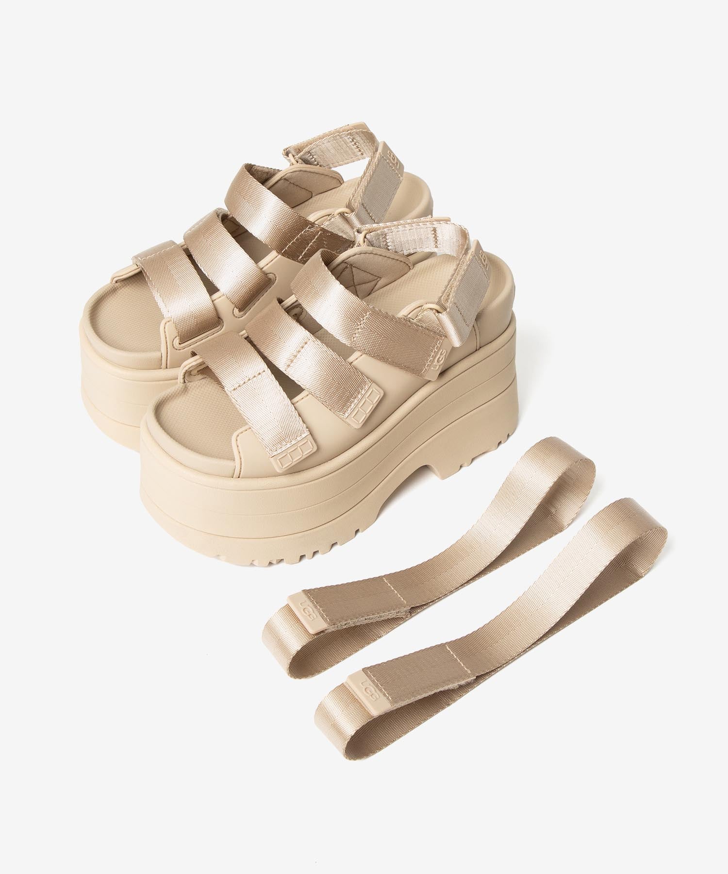 アグ UGG アグ UGG PLATFORM SANDALS 厚底サンダル GOLDEN RISE ゴールデンライズ 1167431 サンダル レディース シューズ （BLACK） BLACK