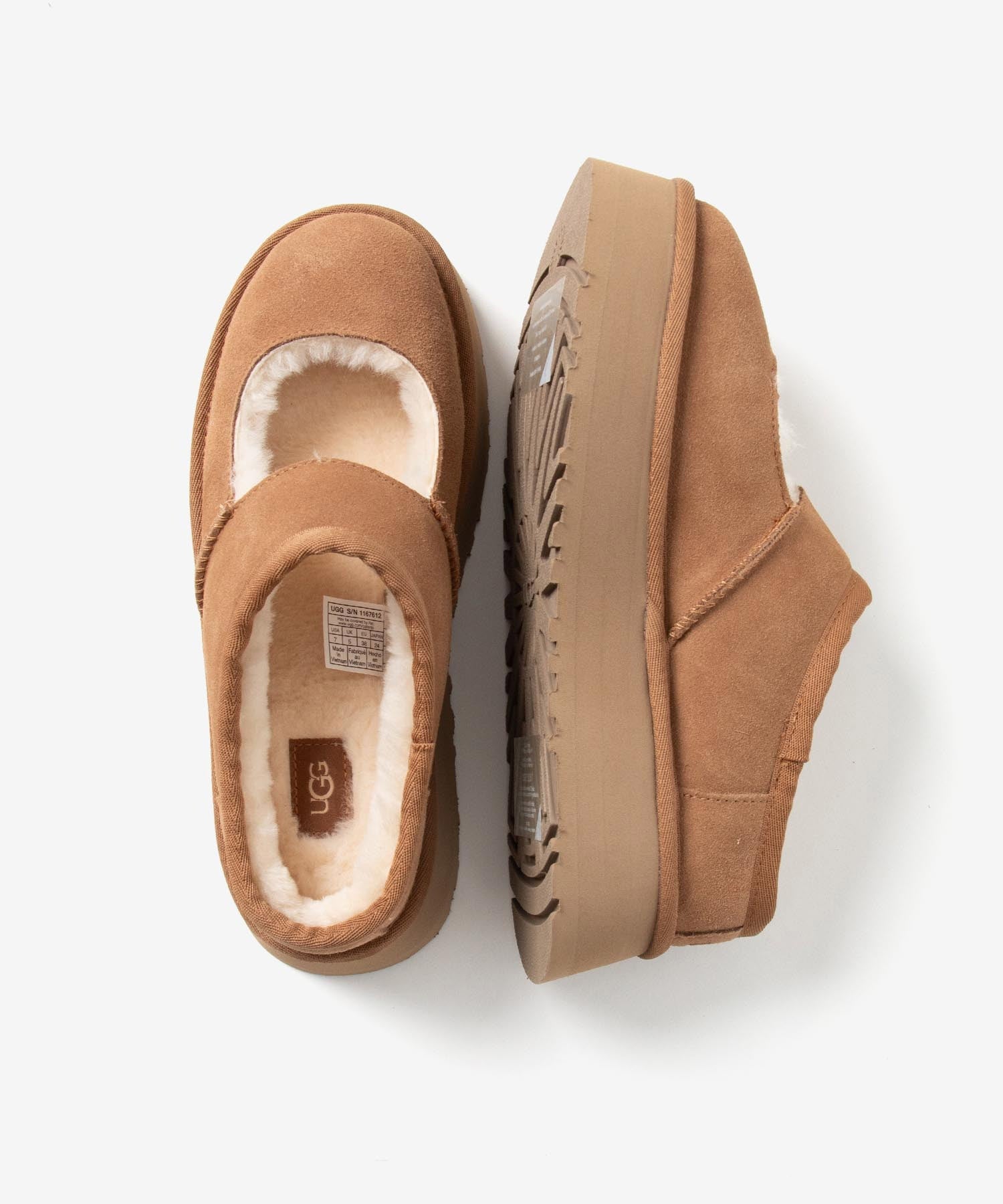 アグ UGG アグ UGG SLIP ON スリッポン BEA MARY JANE ビア メリー ジェーン 1167612 レディース シューズ （CHESTNUT） CHESTNUT