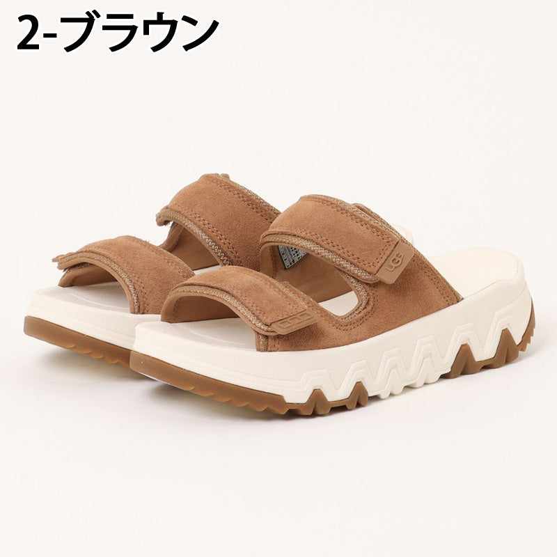 アグ UGG キャップトレイルストラップ スライドサンダル 厚底 CapTrail Strap Slide ブランド レディース （1-ブラック） 1-ブラック