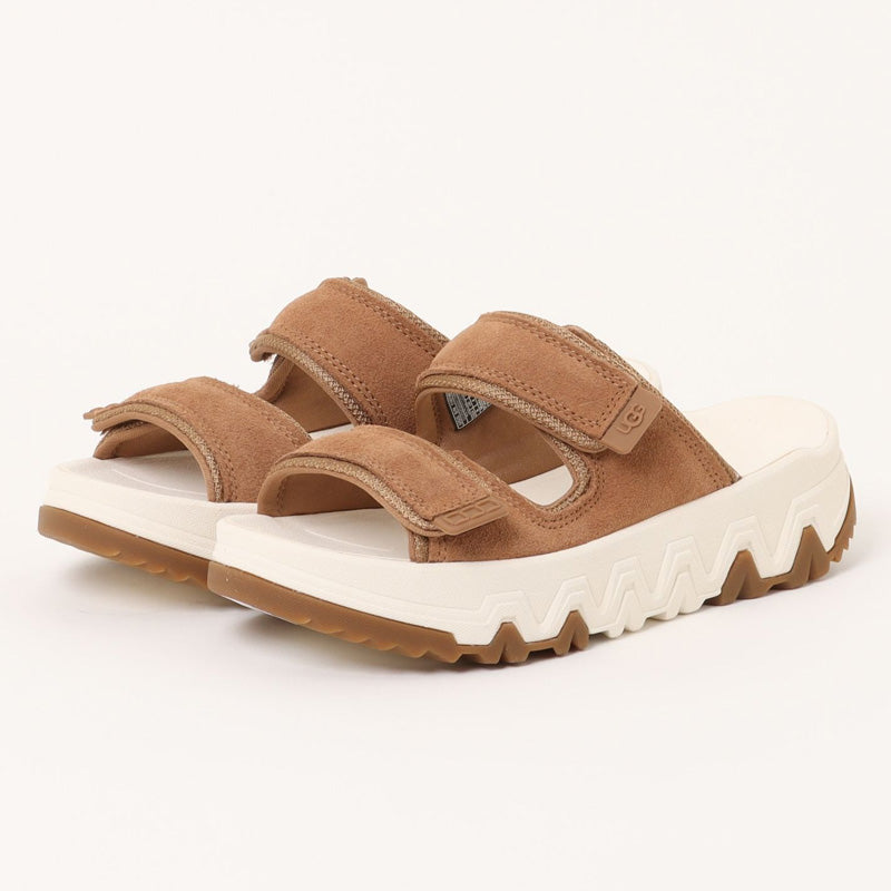 アグ UGG キャップトレイルストラップ スライドサンダル 厚底 CapTrail Strap Slide ブランド レディース （2-ブラウン） 2-ブラウン