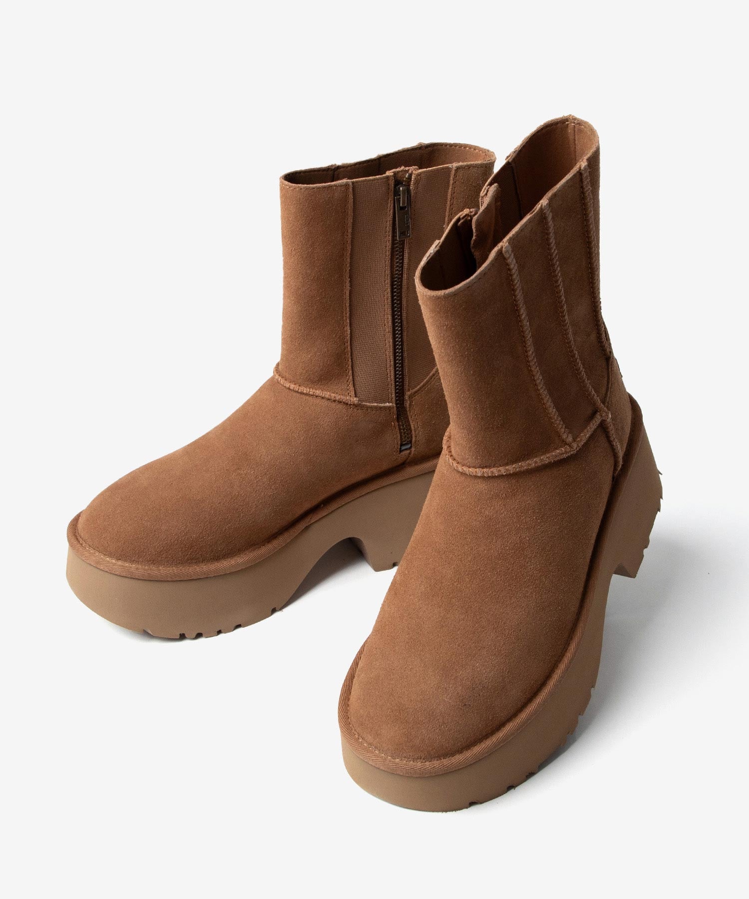 アグ UGG アグ UGG 1158313 ブーツ CLASSIC TWIN SEAM NEW HEIGHTS レディース シューズ 厚底ブーツ クラシック ツイン シーム ニュー ハイツ ムー （チェスナット） チェスナット