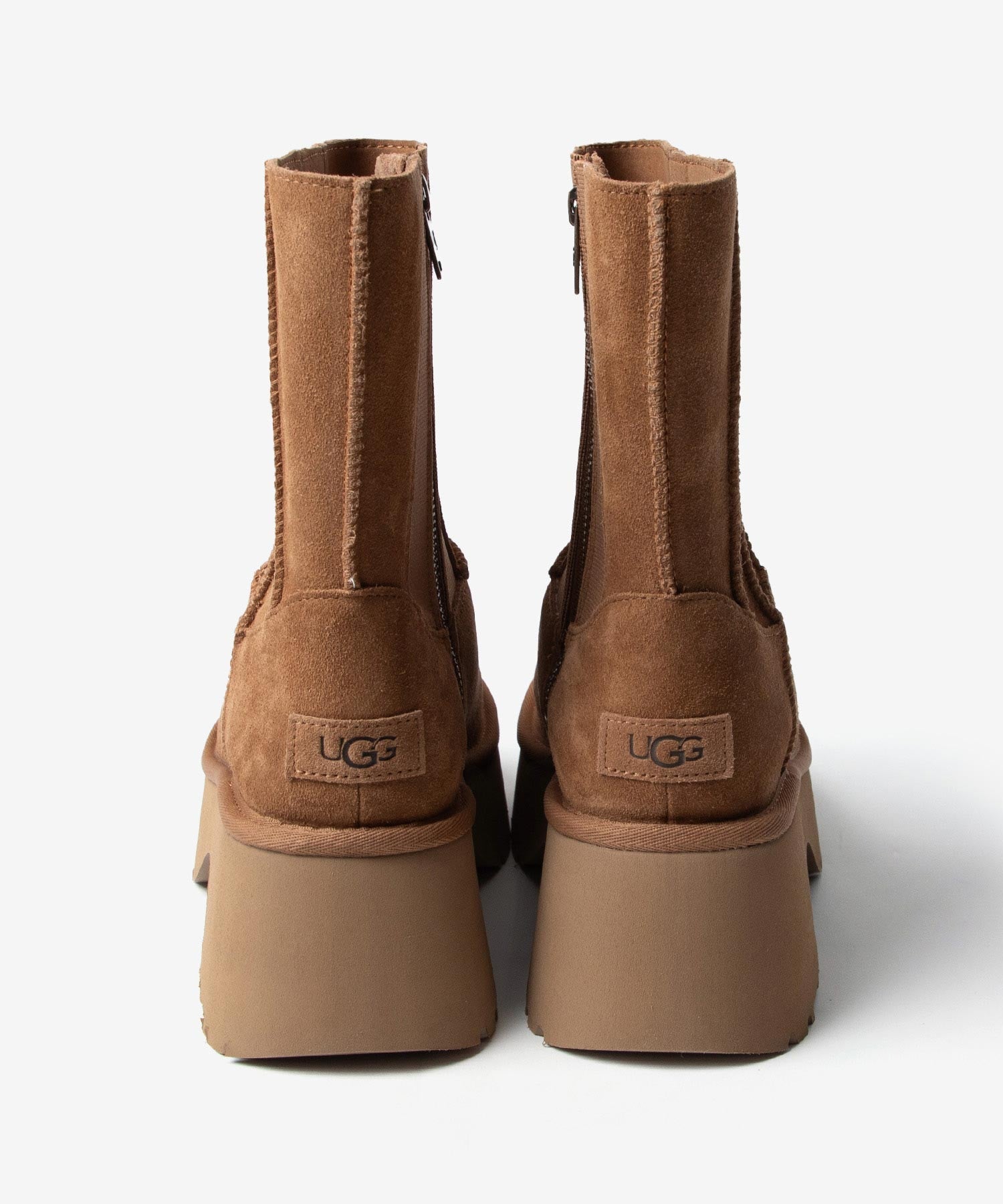 アグ UGG アグ UGG 1158313 ブーツ CLASSIC TWIN SEAM NEW HEIGHTS レディース シューズ 厚底ブーツ クラシック ツイン シーム ニュー ハイツ ムー （チェスナット） チェスナット