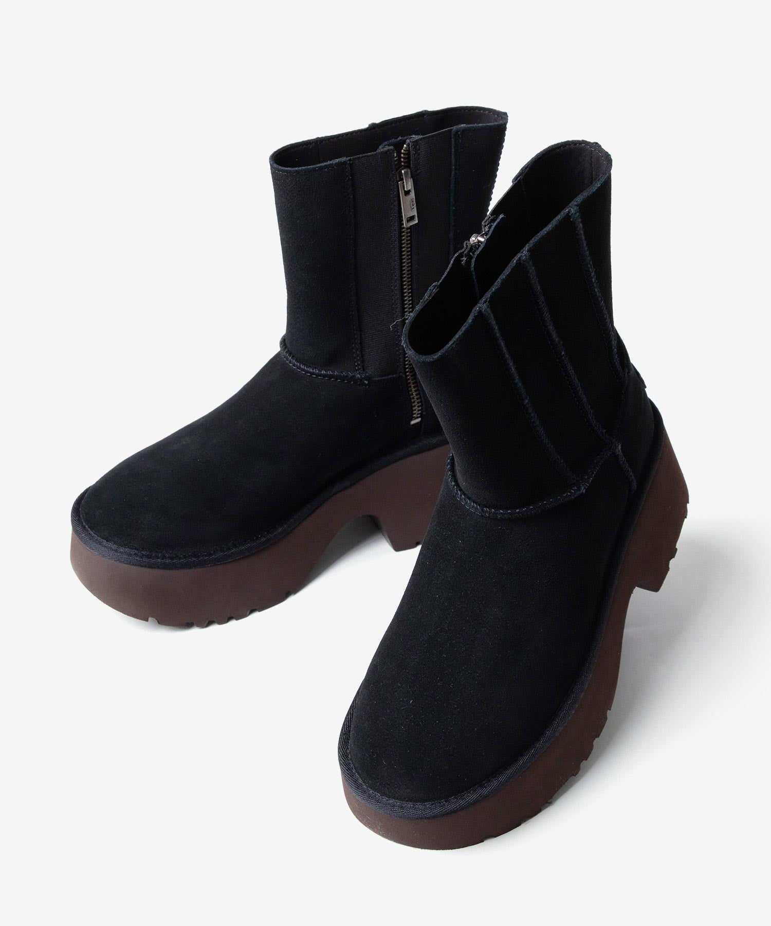 アグ UGG アグ UGG 1158313 ブーツ CLASSIC TWIN SEAM NEW HEIGHTS レディース シューズ 厚底ブーツ クラシック ツイン シーム ニュー ハイツ ムー （ブラック） ブラック