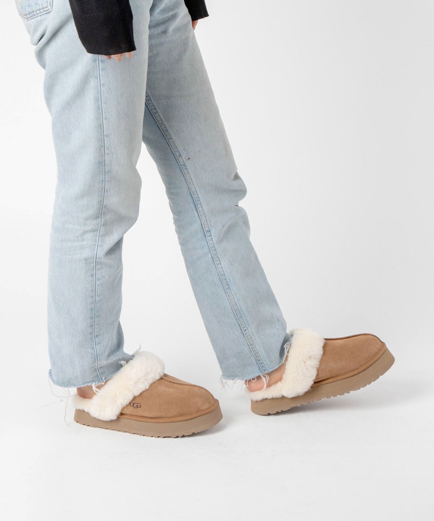 UGG 1122550 Slipper Sandal DISQUETTE Women's Shoes Boa Slip-On Room Sh