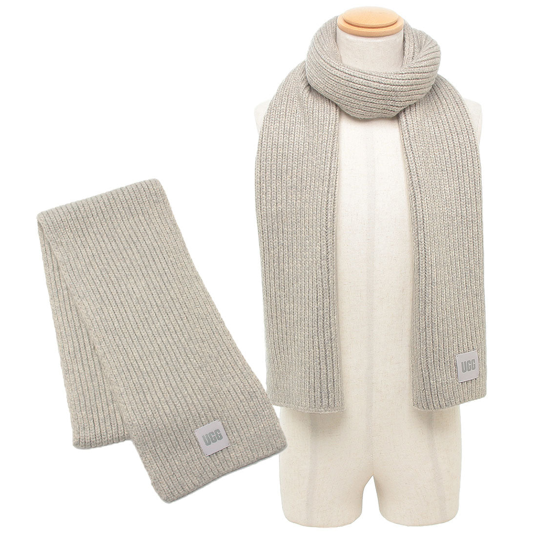 アグ UGG マフラー チャンキーリブスカーフ グレー メンズ レディース ユニセックス UGG U CHUNKY RIB SCARF 101106 LGRY