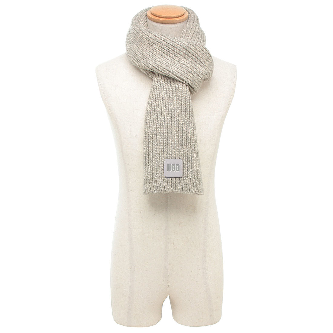 アグ UGG マフラー チャンキーリブスカーフ グレー メンズ レディース ユニセックス UGG U CHUNKY RIB SCARF 101106 LGRY