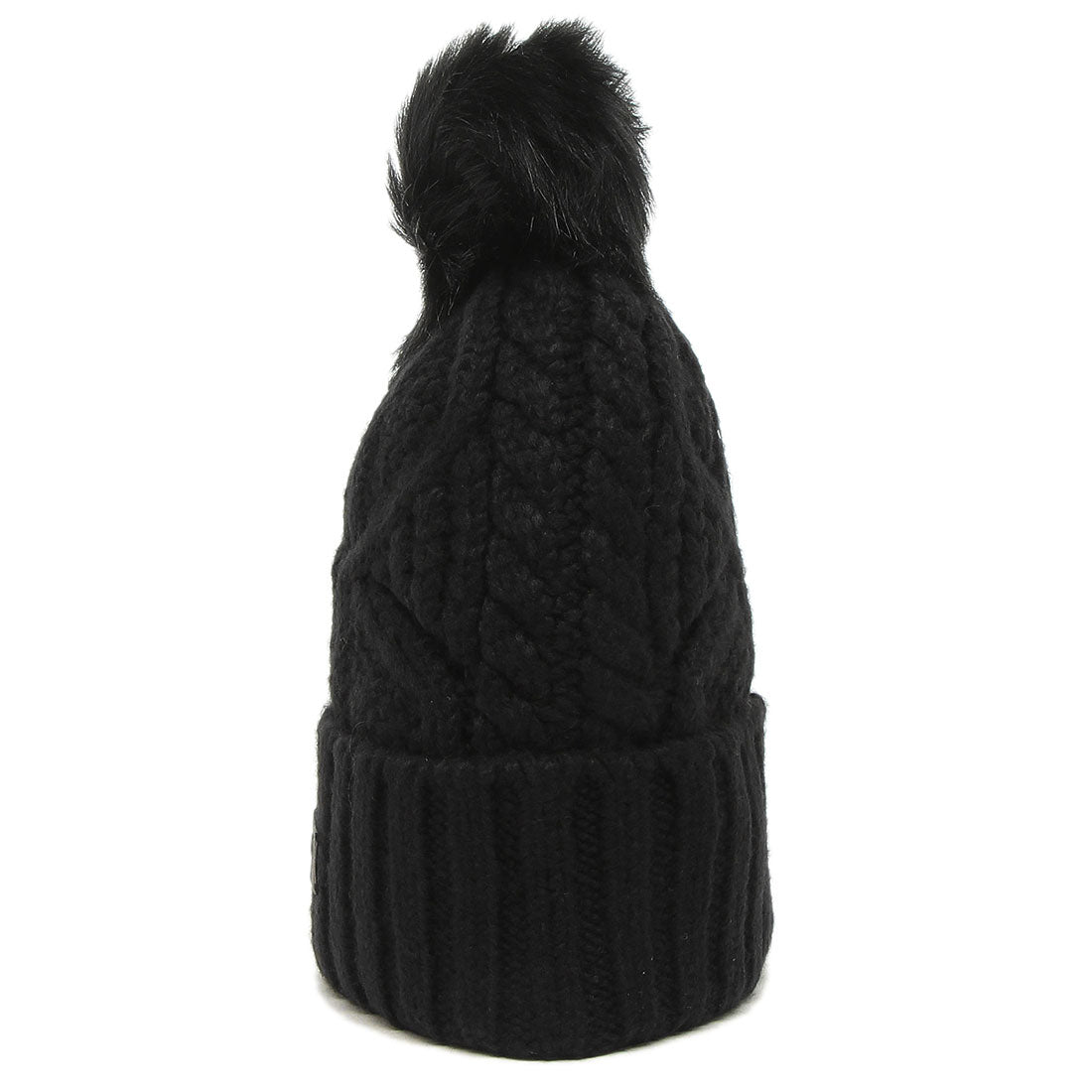 アグ UGG 帽子 ケーブルビーニー ウィズ ポン ブラック レディース UGG 10089 BLK （BLACK） BLACK