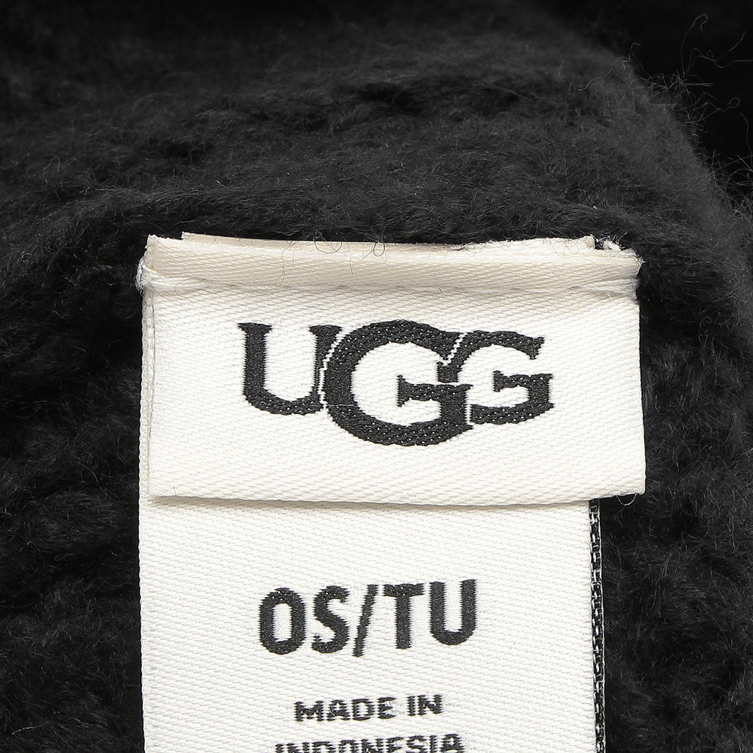 アグ UGG 帽子 ケーブルビーニー ウィズ ポン ブラック レディース UGG 10089 BLK （BLACK） BLACK