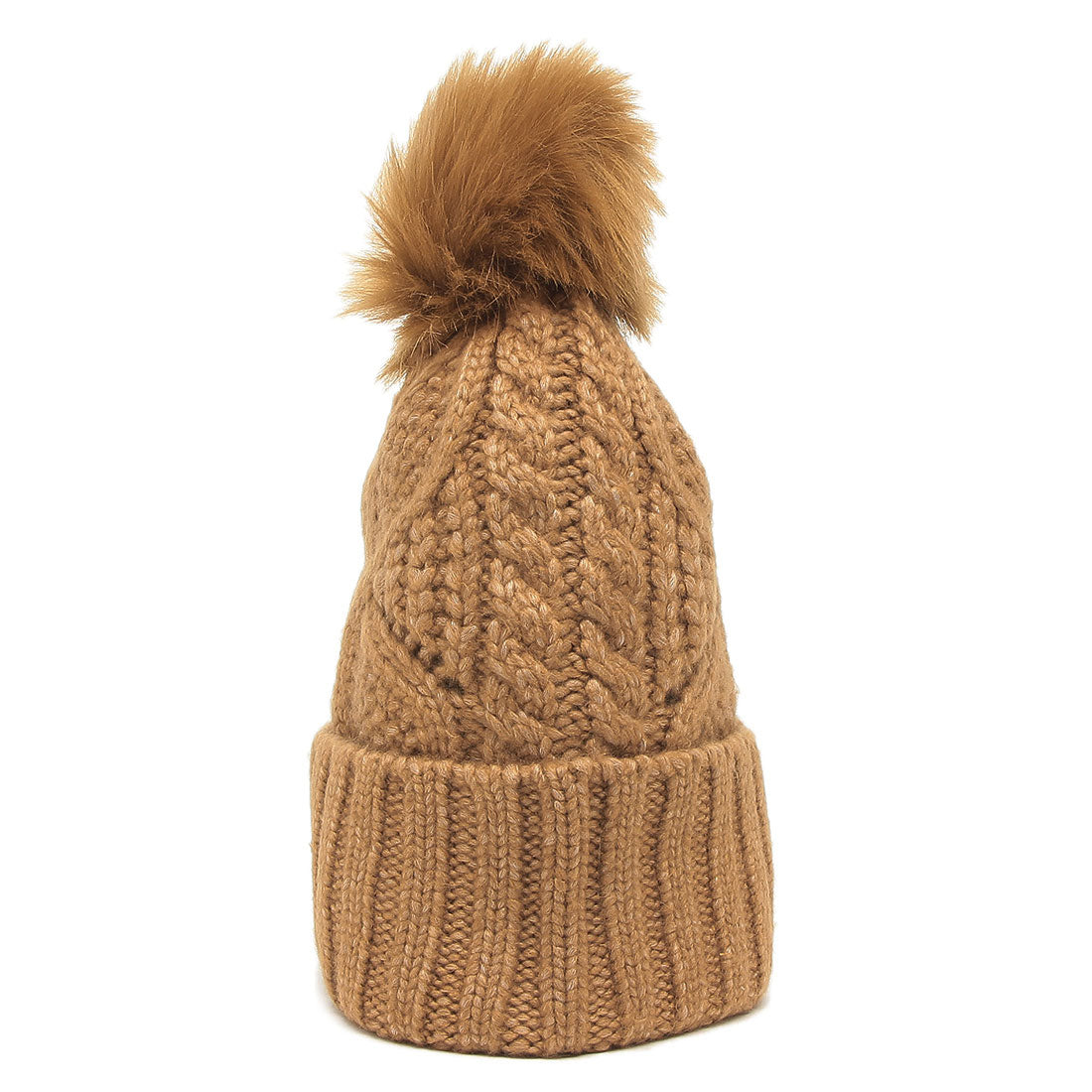 UGG Hat Cable Beanie with Pom beige Women's UGG 10089 CHE