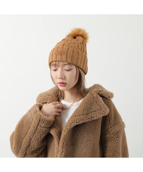 アグ UGG UGG ニット帽 Cable Beanie with Pom 100819 （BLACK/ブラック） BLACK/ブラック