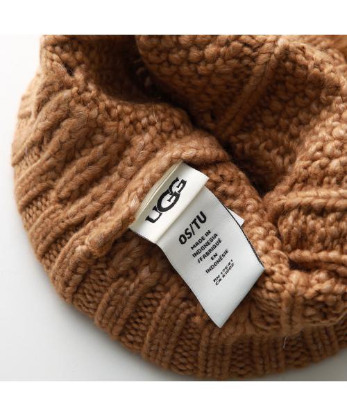 アグ UGG UGG ニット帽 Cable Beanie with Pom 100819 （BLACK/ブラック） BLACK/ブラック