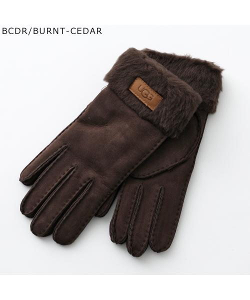 アグ UGG UGG グローブ TURN CUFF GLOVE 17369 手袋 （BURNT-CEDAR/ダークブラウン） BURNT-CEDAR/ダークブラウン