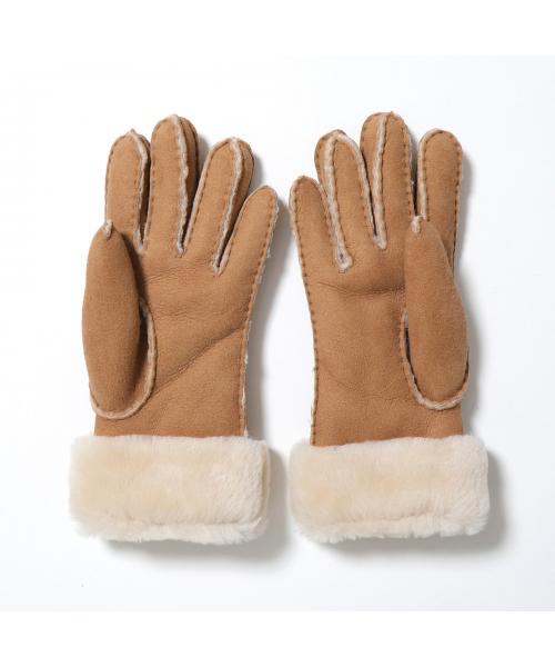 アグ UGG UGG グローブ TURN CUFF GLOVE 17369 手袋 （BURNT-CEDAR/ダークブラウン） BURNT-CEDAR/ダークブラウン
