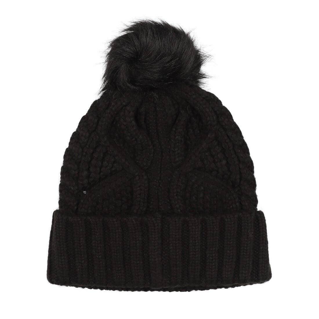 アグ UGG UGG - W CABLE BEANIE WITH POM 【100819-BLK】 （BLK） BLK