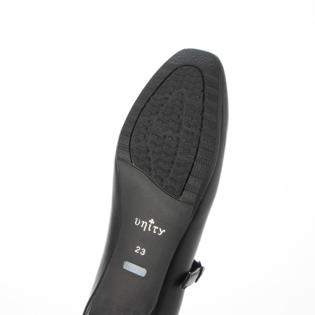 ユニティ unity スクエアトゥワンベルトパンプス