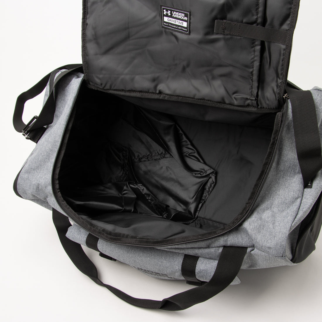 アンダーアーマー UNDER ARMOUR UA ゲームタイム ダッフルバッグ ダッフルバッグ （グレー×ブラック） グレー×ブラック