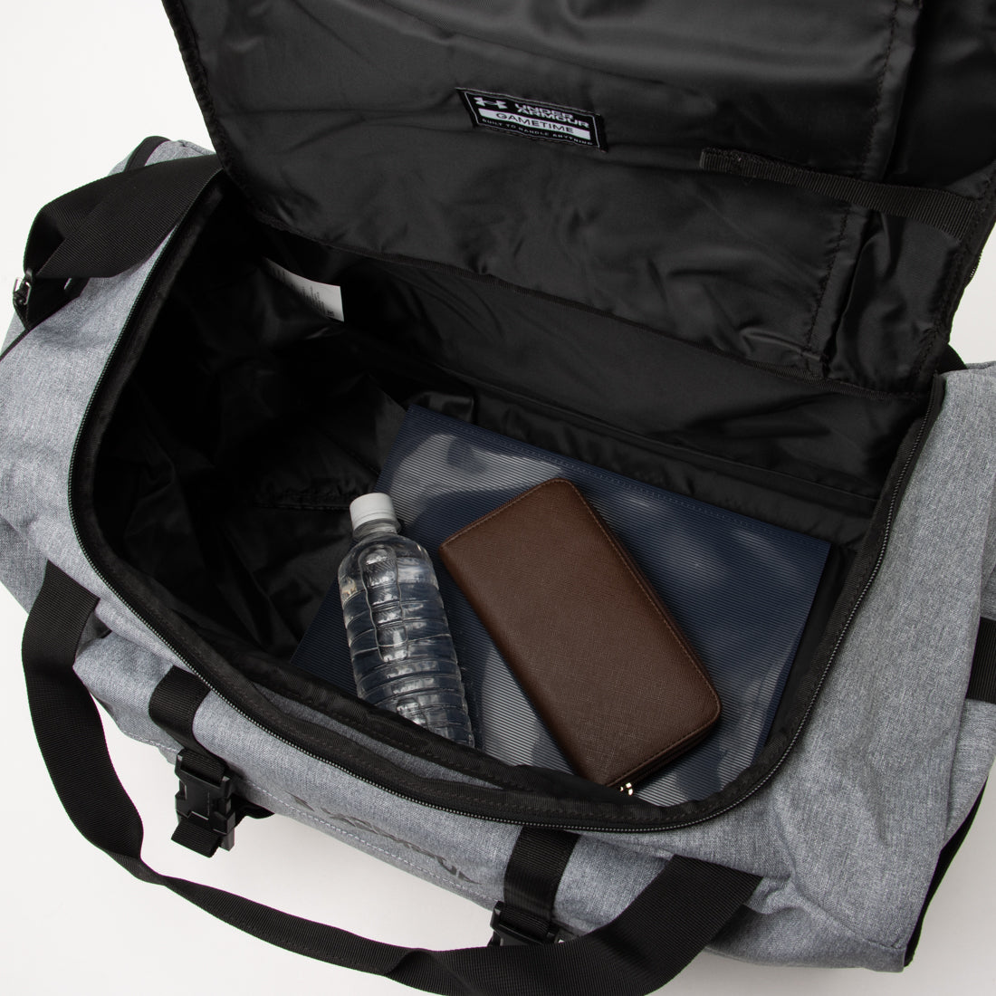 アンダーアーマー UNDER ARMOUR UA ゲームタイム ダッフルバッグ ダッフルバッグ （グレー×ブラック） グレー×ブラック