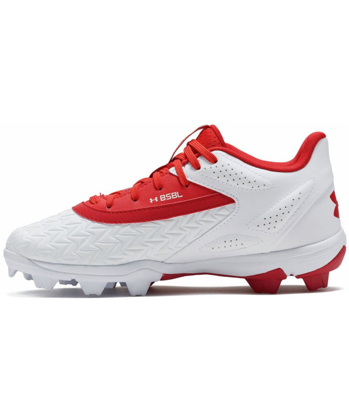 アンダーアーマー UNDER ARMOUR UNDER ARMOUR アンダーアーマー UA リードオフ ロー ラバーモールド ジュニア 3.0 30 （RED/WHT/RED ホ」ワ」イ」ト） RED/WHT/RED ホ」ワ」イ」ト