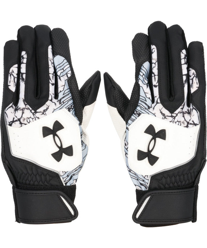 アンダーアーマー UNDER ARMOUR アンダーアーマー UNDER ARMOUR UA CLEAN UP BATTING GLOVES UA クリーンアップ バッティンググローブ  6001310 （410 MIDNIGHTNAVY/WHITE/RED） 410 MIDNIGHTNAVY/WHITE/RED