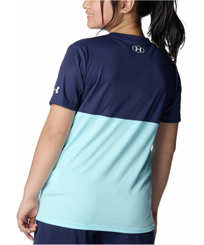 アンダーアーマー UNDER ARMOUR アンダーアーマー UNDER ARMOUR UA TECH COLOR BLOCK T-SHIRT & SHORTS SET UA テック カラーブロック T （410 MIDNIGHTNAVY/STREAM/WHI） 410 MIDNIGHTNAVY/STREAM/WHI