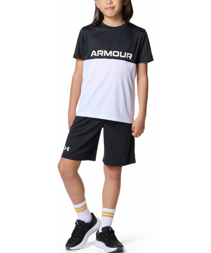 アンダーアーマー UNDER ARMOUR アンダーアーマー UNDER ARMOUR UA TECH COLOR BLOCK T-SHIRT & SHORTS SET UA テック カラーブロック T （410 MIDNIGHTNAVY/STREAM/WHI） 410 MIDNIGHTNAVY/STREAM/WHI