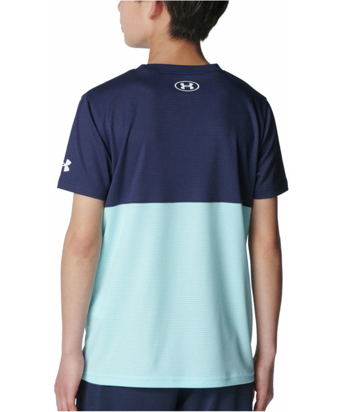 アンダーアーマー UNDER ARMOUR アンダーアーマー UNDER ARMOUR UA TECH COLOR BLOCK T-SHIRT & SHORTS SET UA テック カラーブロック T （410 MIDNIGHTNAVY/STREAM/WHI） 410 MIDNIGHTNAVY/STREAM/WHI