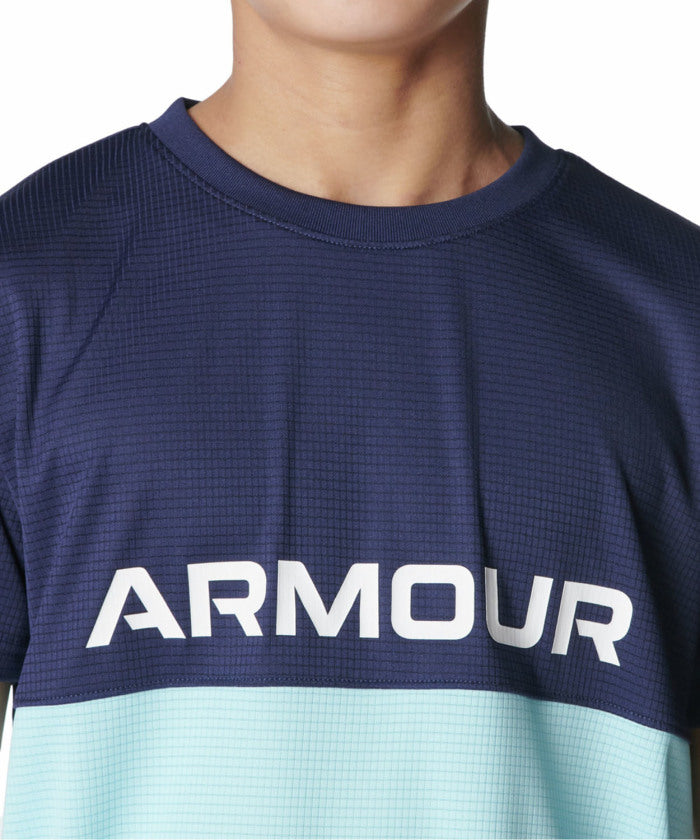 アンダーアーマー UNDER ARMOUR アンダーアーマー UNDER ARMOUR UA TECH COLOR BLOCK T-SHIRT & SHORTS SET UA テック カラーブロック T （410 MIDNIGHTNAVY/STREAM/WHI） 410 MIDNIGHTNAVY/STREAM/WHI