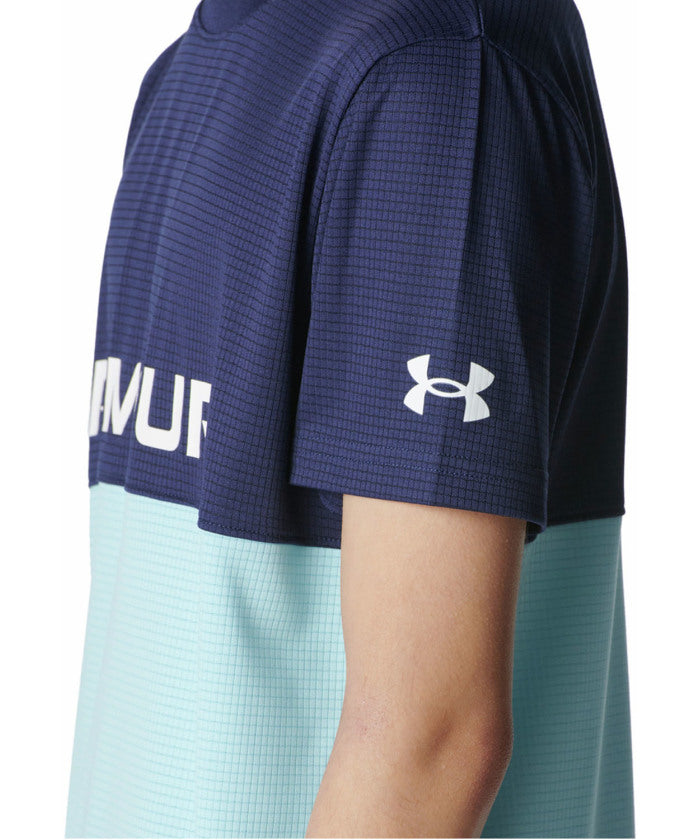 アンダーアーマー UNDER ARMOUR アンダーアーマー UNDER ARMOUR UA TECH COLOR BLOCK T-SHIRT & SHORTS SET UA テック カラーブロック T （410 MIDNIGHTNAVY/STREAM/WHI） 410 MIDNIGHTNAVY/STREAM/WHI