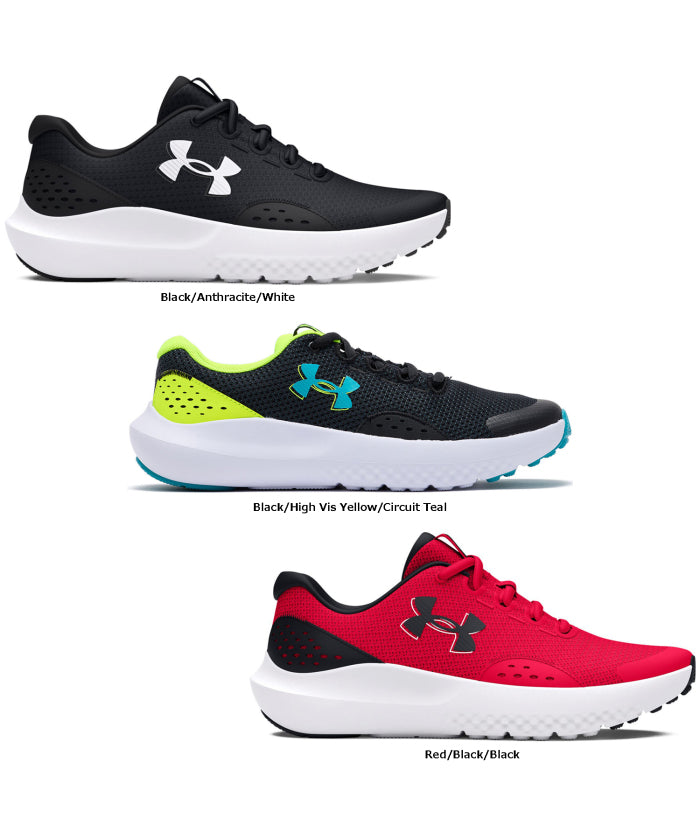 アンダーアーマー UNDER ARMOUR アンダーアーマー UNDER ARMOUR UA サージ 4 あんだーあーまー  3027103 （006 BLACK/HIGHVISYELLOW/WHI） 006 BLACK/HIGHVISYELLOW/WHI