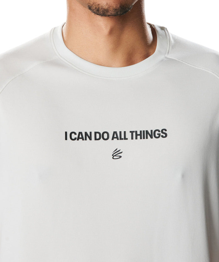 アンダーアーマー UNDER ARMOUR アンダーアーマー UNDER ARMOUR バスケット カリー テック ロゴ ショートスリーブ Tシャツ メンズ 半袖 速乾性 吸汗 トップス 部活 （114 WHITECLAY/BLACK） 114 WHITECLAY/BLACK