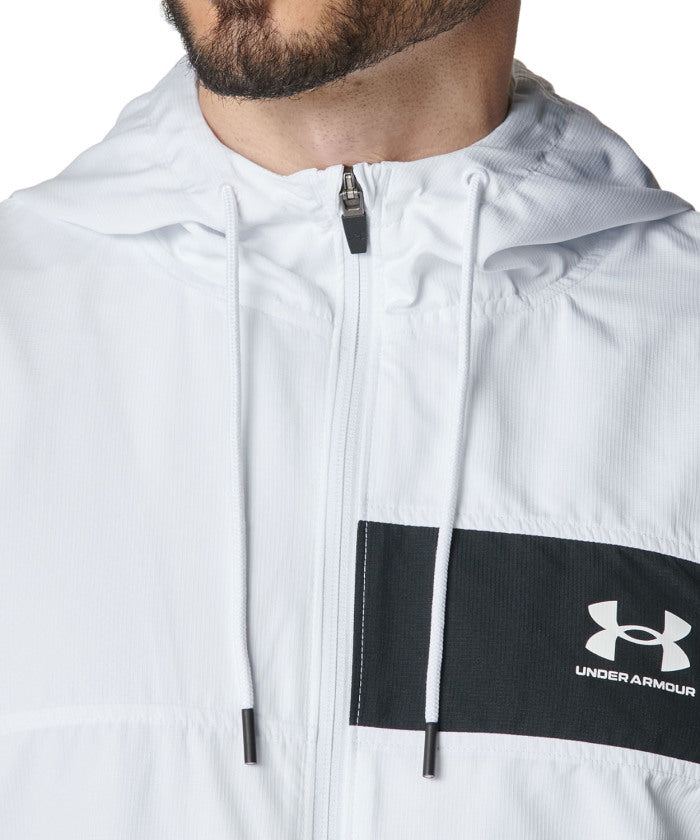 アンダーアーマー UNDER ARMOUR アンダーアーマー UNDER ARMOUR UA MESH LINER COLORBLOCK JACKET 6007836 （100 WHITE） 100 WHITE