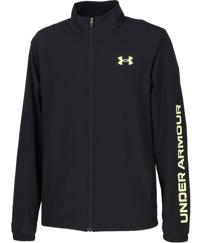アンダーアーマー UNDER ARMOUR アンダーアーマー UNDER ARMOUR UA フレッシュウーブン フルジップ ジャケット UA FRESH WOVEN FULL ZIP JACKET メン （002 BLACK） 002 BLACK