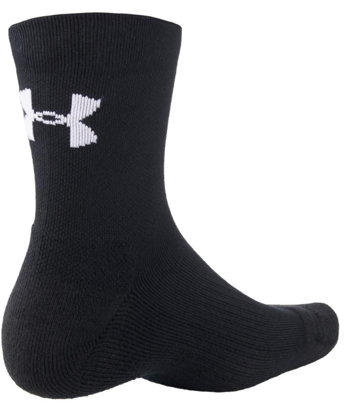 アンダーアーマー UNDER ARMOUR UNDER ARMOUR アンダーアーマー バスケット UA クオーターソックス 3足セット メンズ【返品不可商品】 （BLACK /） BLACK /