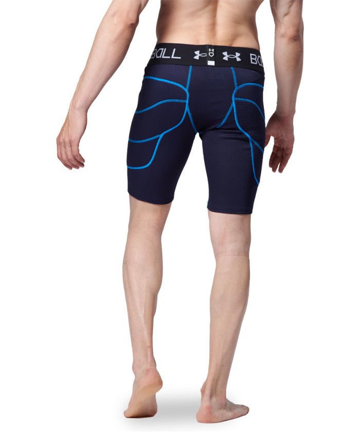 アンダーアーマー UNDER ARMOUR アンダーアーマー UNDER ARMOUR 野球 UAブレイク スライダー エクストラ メンズ スライディングパンツ スラパン ボトムス 吸汗速乾【返品不可商品】 （002 BLACK/METALLICSILVER/ME） 002 BLACK/METALLICSILVER/ME