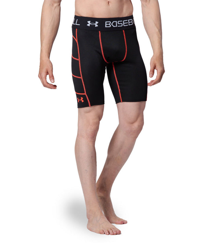 アンダーアーマー UNDER ARMOUR アンダーアーマー UNDER ARMOUR 野球 UAブレイク スライダー エクストラ メンズ スライディングパンツ スラパン ボトムス 吸汗速乾【返品不可商品】 （002 BLACK/METALLICSILVER/ME） 002 BLACK/METALLICSILVER/ME