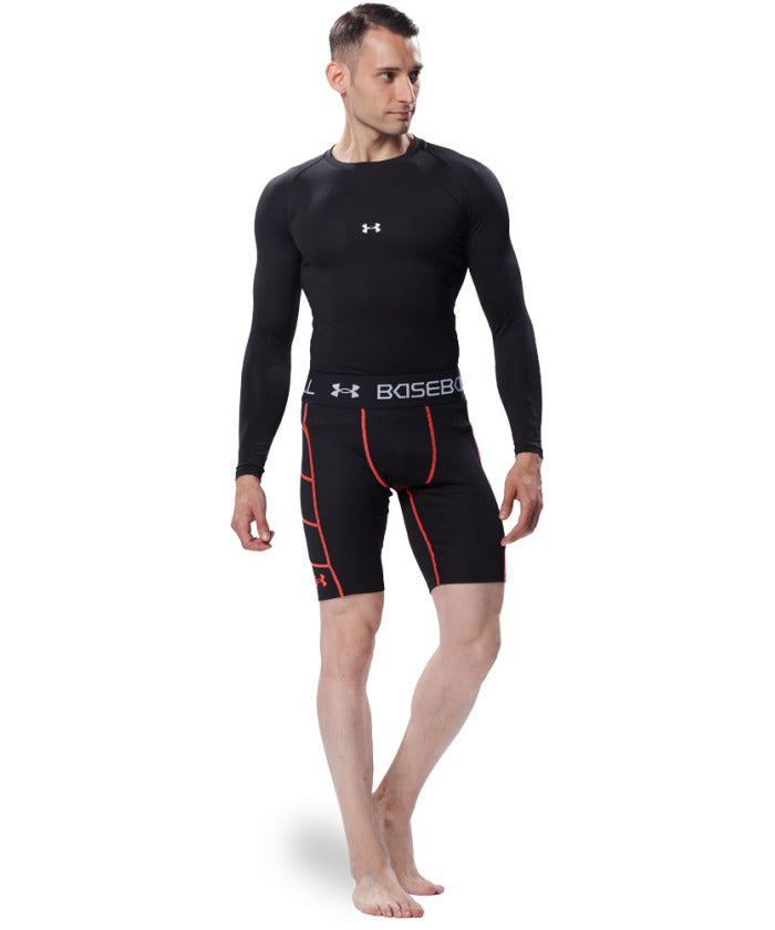 アンダーアーマー UNDER ARMOUR アンダーアーマー UNDER ARMOUR 野球 UAブレイク スライダー エクストラ メンズ スライディングパンツ スラパン ボトムス 吸汗速乾【返品不可商品】 （002 BLACK/METALLICSILVER/ME） 002 BLACK/METALLICSILVER/ME