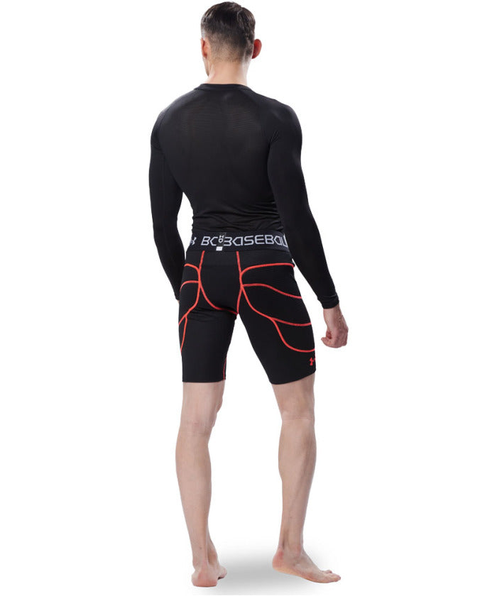 アンダーアーマー UNDER ARMOUR アンダーアーマー UNDER ARMOUR 野球 UAブレイク スライダー エクストラ メンズ スライディングパンツ スラパン ボトムス 吸汗速乾【返品不可商品】 （002 BLACK/METALLICSILVER/ME） 002 BLACK/METALLICSILVER/ME