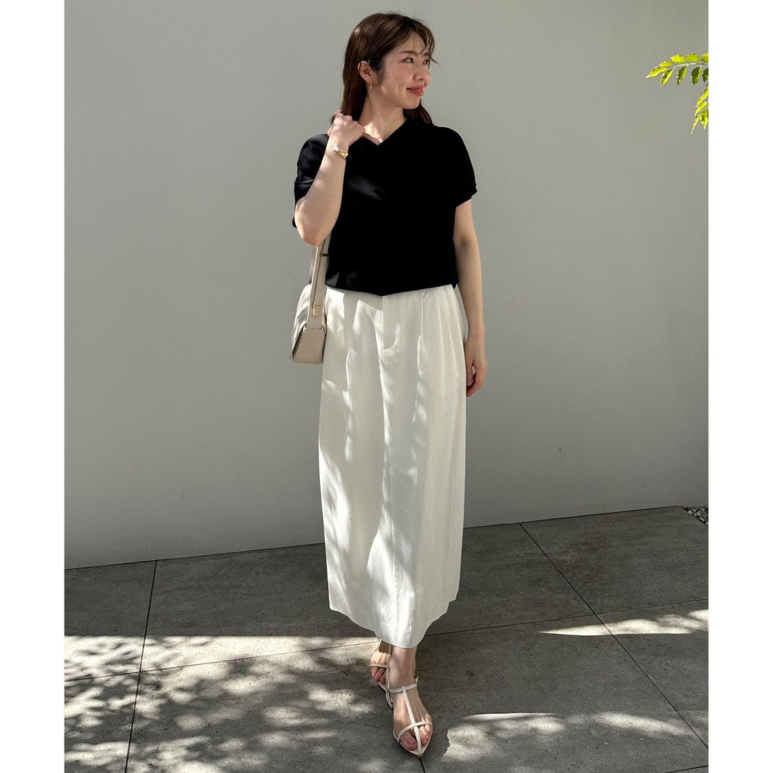 UNFILO タックスカート （エクリュ） エクリュ