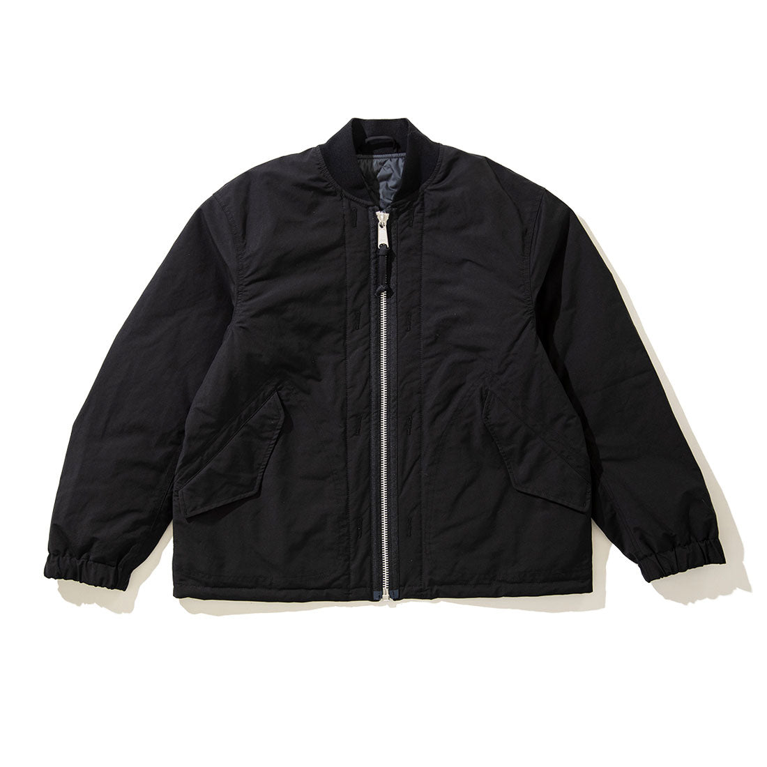 ユニフォームアウトドアスタンダード UNFRM OUTDOOR STANDARD コットンポリエステル リバーシブル フライトジャケット（COTTON-POLYESTER REVERSIBLE FLIGHT JACKET） （BLACK） BLACK